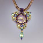 Traveling Trefoil Medallion By  Melissa Grakowsky Shippee
